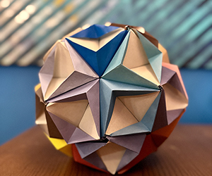 Geometric Harmony in Origami Star Kusudama – Polyhedra Origami
